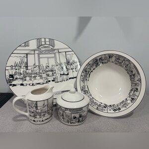 Noritake Le Restaurant 5pc. Completer Set Epoc Collection E120
